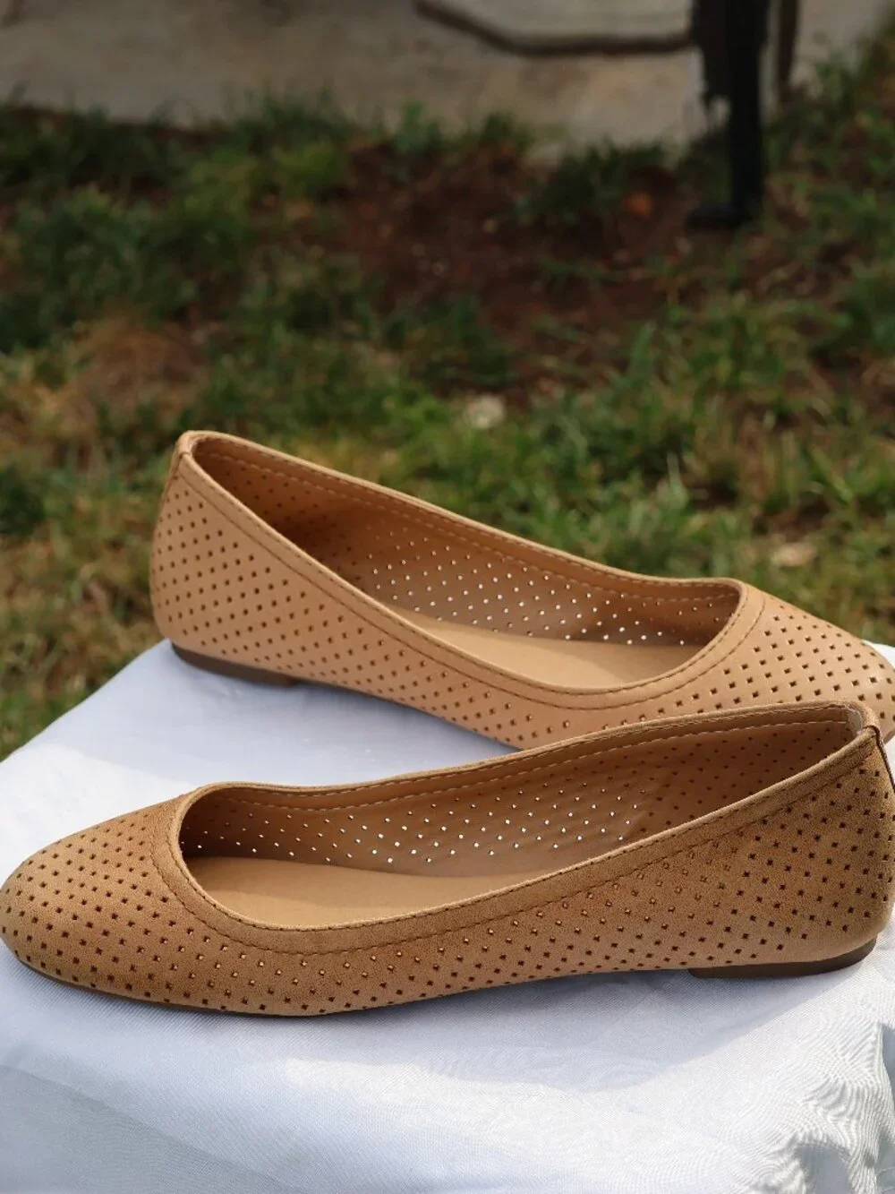 Lucky Brand Leather Ballet Flat